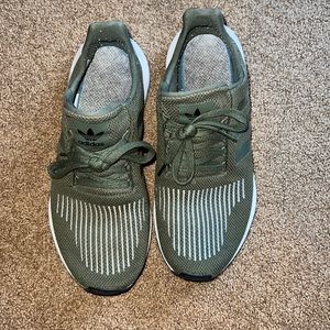 Green Adidas Tennis Shoes